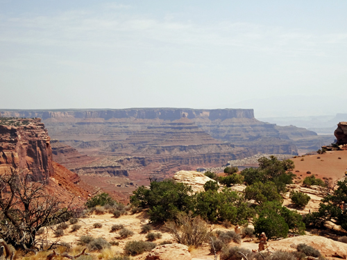 view from The Neck Overlook at Canyonlands National Park